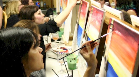Virtual Paint Party Supplies for 1  - Winnipeg Art & Wine 
