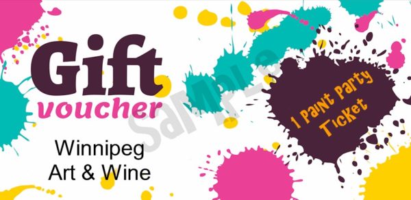 GIFT CERTIFICATE - Winnipeg Art & Wine Painting