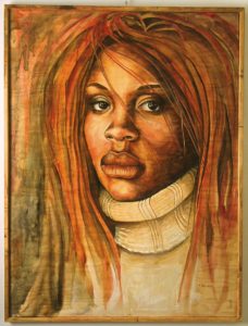 Davida, painting by Kathy Johnston